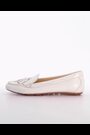 Dune London White Tassel Gilliee Driver Shoes - Image 2 of 5