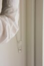 White Ready Made Printed Texture Moisture Resistant Roller Blinds - Image 2 of 7