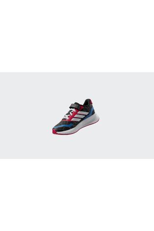 adidas Black Marvel Spider-Man Runfalcon Hook and Loop Kids Trainers - Image 2 of 10