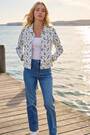 Roman White Floral Stretch Pocket Detail Jacket - Image 2 of 6