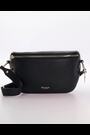 Dune London Black Small Dent Curved Cross-Body Bag - Image 2 of 6
