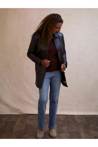 Braun - Lakeland Leather – Bilsco – lange Jacke - Bild 2 von 9