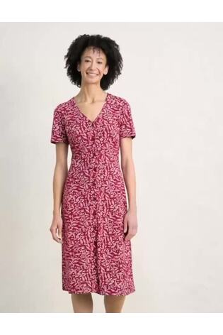 Buy Seasalt Cornwall Red Lilian Floral Tea Dress from Next Luxembourg