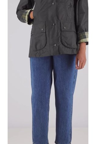 Barbour beadnell olive sale