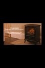 Dimplex Matt Black Evandale Electric Stove Fireplace - Image 1 of 1