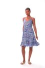 Roman Blue Paisley Print Strap Frill Dress - Image 2 of 6