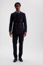 MOSS Navy Stripe Tailored Double Breasted Suit Jacket - Image 2 of 6