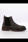 Dune London Grey Cheltenham Brushed Suede Chelsea Boots - Image 2 of 6