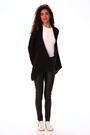 Roman Black Waterfall Front Jersey Cardigan - Image 2 of 5