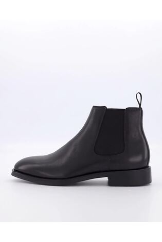 Dune London Black Chrome Masons Sole Chelsea Boots - Image 2 of 6