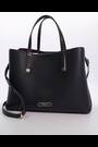 Dune London Dark Black Dorry Large Unlined Tote Bag - Image 2 of 6