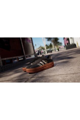 adidas Brown/Black VL Court Bold Trainers - Image 2 of 19