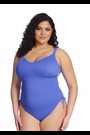 Elomi Blue Plain Sailing Non Wired Swimsuit - Image 2 of 5