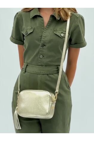 Apatchy Red The Tassel Leather Cross-Body Bag - Image 2 of 6