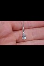 The Diamond Store 9K White Gold Blue Topaz Stellato Collection Diamond Necklace - Image 2 of 4