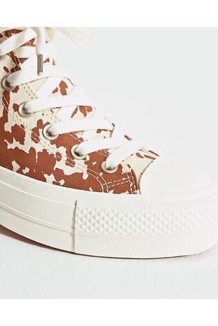 Buy Converse Cream Chuck Taylor All Star Lift High Top Trainers from Next Luxembourg
