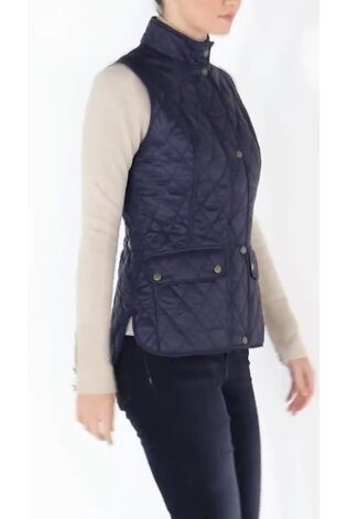 Barbour® Navy Blue Otterburn Quilted Gilet - Image 2 of 7