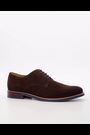 Dune London Brown Chrome Wide Fit Stanleyy Soft Leather Gibson Shoes - Image 2 of 7