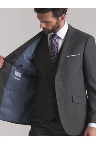 Skopes Grey Tailored Harcourt Suit Jacket - Image 2 of 6