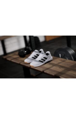 adidas White Dropset Base Trainers - Image 2 of 17 adidas White Dropset Base Trainers - Image 2 of 17