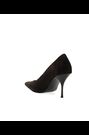 Suede Pointed-Toe Mid-Heel Court Shoes in Dark Chocolate - Image 2 of 6