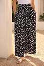 Itim - Roman Abstract Palazzo Pantalon - Larawan 2 ng 5