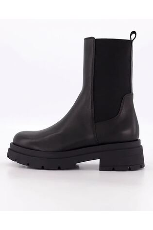 Dune London Black Palmero Chunky Sole Chelsea Boots - Image 2 of 6