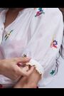 Boden Cream Camille Short Sleeve Top - Image 2 of 6