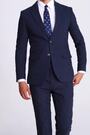 MOSS Slim Fit Blue Donegal Suit: Jacket - Image 2 of 7