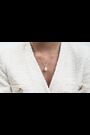 Ted Baker Gold Tone Parmlia: Pearly Chain Pendant Necklace - Image 2 of 6