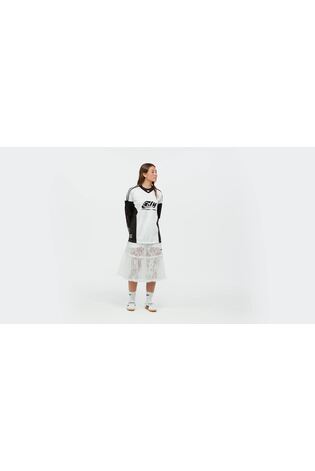 adidas Originals White Soccer Summer Lace Skirt With Shorts - Image 2 of 7