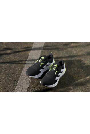 adidas Black/Grey Galaxy 7 Running Trainers - Image 2 of 17