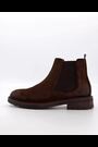Dune London Tan Brown Cheltenham Brushed Chelsea Boots - Image 2 of 6