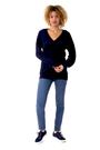 Roman Navy Blue V-Neck Long Sleeve Jumper - Image 2 of 5