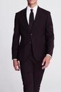 DKNY Burgundy Red Slim Fit Suit - Jacket - Image 2 of 7