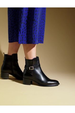 Jones Bootmaker Kyra Leather Black Boots - Image 2 of 7