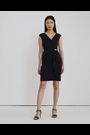 Lauren Ralph Lauren Navy Stretch Wrap Rylan Dress - Image 2 of 4