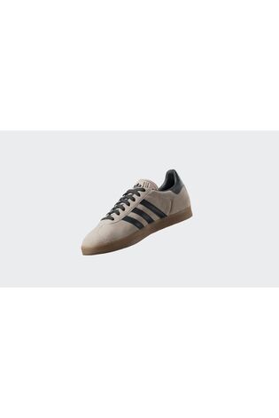 adidas originals Brown/Navy Gazelle - Image 2 of 12