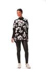 Roman Black Floral Mono Print Knit Jumper - Image 2 of 6