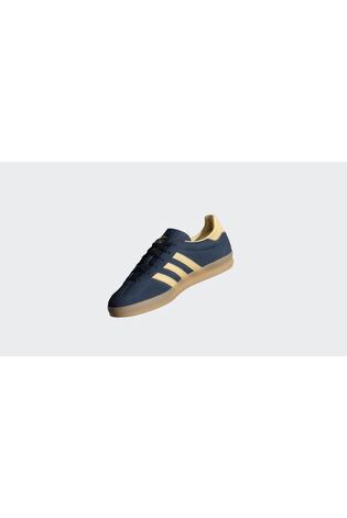 adidas Originals Blue Gazelle Indoor Trainers - Image 2 of 9