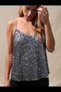 Ro&Zo Natural Pewter Sequin Cami Top - Image 2 of 7