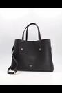 Dune London Black Dorrie Synthetic Logo Hardware Tote Bag - Image 2 of 6