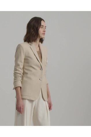 Lauren Ralph Lauren Anfisa Crest Logo Blazer Jacket - Image 2 of 10