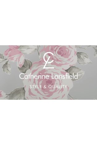 غطاء سرير ذو وجهين زهور مبطن Canterbury من Catherine Lansfield - صورة 2 من 3