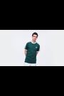 adidas Green Adicolor Classics 3-Stripes 100% Cotton T-Shirt - Image 2 of 7