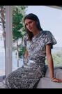 Silver N.Premium Short Sleeve Sequin Midi Dress - Image 2 of 8