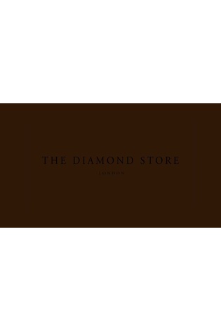 The Diamond Store Blue Sapphire 5 x 3mm And Diamond 9K Gold Ring