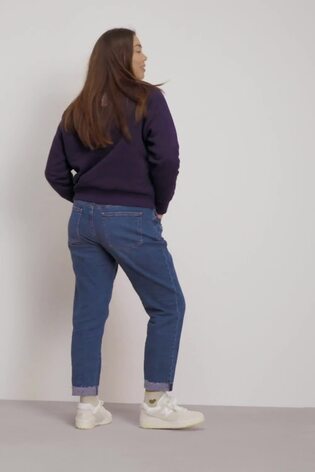 Blau - Gap Knöchellange Slim Fit Girlfriend-Jeans mit mittelhohem Bund - Bild 2 von 9 Blau - Gap Knöchellange Slim Fit Girlfriend-Jeans mit mittelhohem Bund - Bild 2 von 9