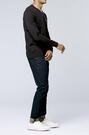 Black V-Neck Regular Cotton Rich Knitted Crew Neck Jumper - Image 2 of 8