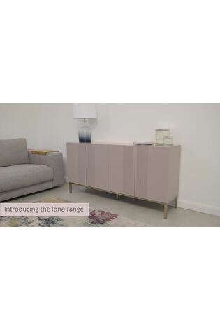 Frank Olsen Mulberry Iona 2 Door Tall Sideboard with SMART Features